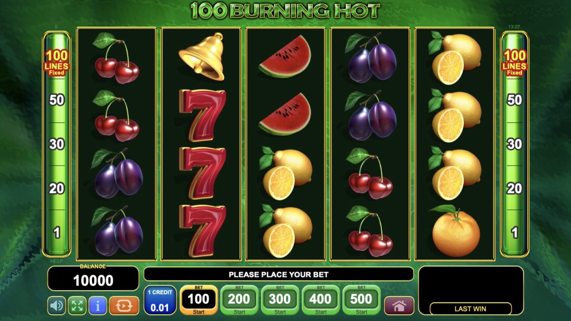 100 Burning Hot