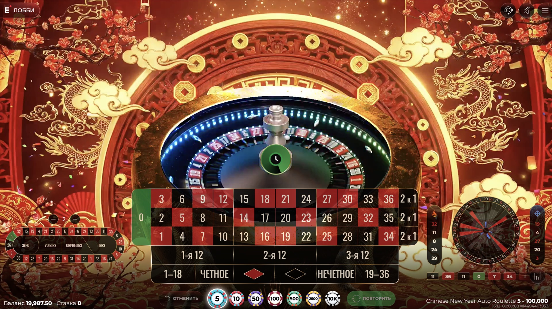 Chinese New Year Auto Roulette